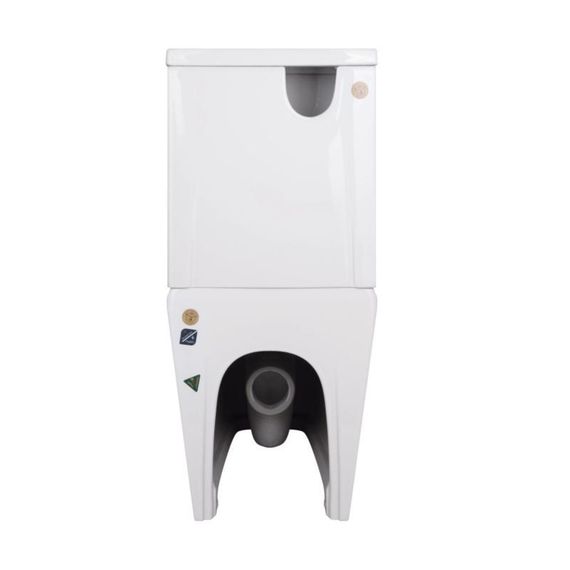 Унитаз-компакт Qtap Crow Eco безободковый с седалием Soft-close QTCRO27W48750 | Зображення 7