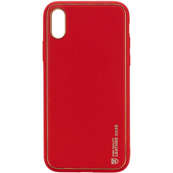 Шкіряний чохол Xshield для Apple iPhone XR (6.1") Червоний / Red