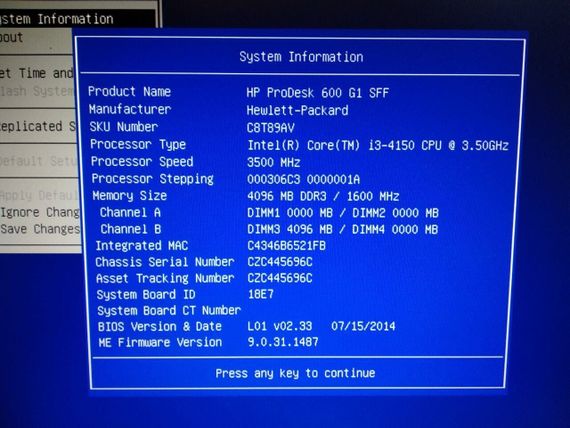 Системный блок HP ProDesk 600 G1 SFF / Intel Core i3-4150 (2 (4) ядра по 3.5 GHz) / 8 GB DDR3 / 500 GB HDD / Intel HD Graphics 4400 / DVD-RW / DisplayPort б/в | Зображення 7