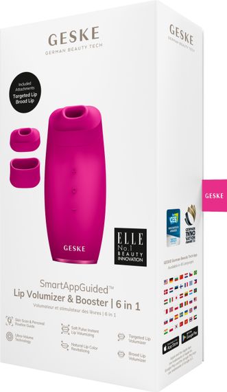 Пристрій для збільшення об'єму губ GESKE Lip Volumizer&Booster 6в1 magenta | Зображення 7