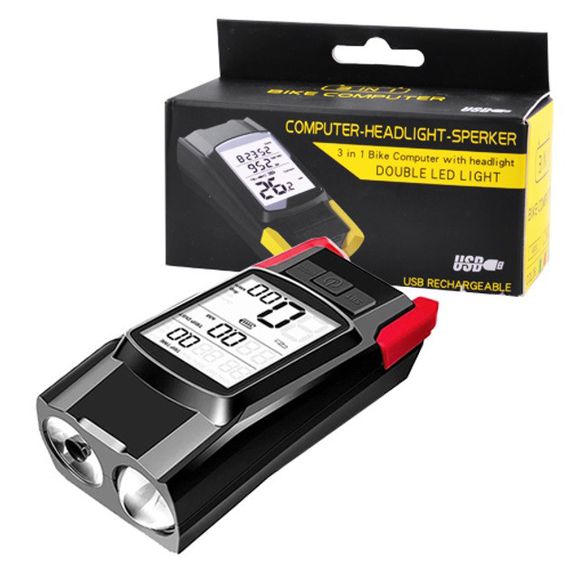 Ліхтар велосипедний з акумулятором BK-1920-2T6, Водонепроникні світлодіодні фари для велосипеда TA-71 | Зображення 4