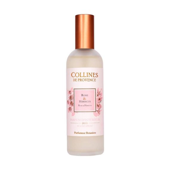 Rose & Hibiscus (Троянда і гібіскус) інтер'єрні парфуми - спрей від Collines de Provence, 100 мл | Зображення 1