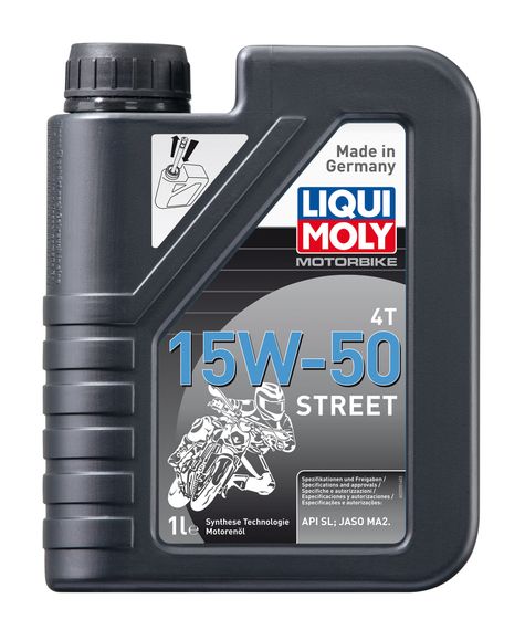 Моторна олива Liqui Moly Motorbike 4T Street 15W-50 1л.