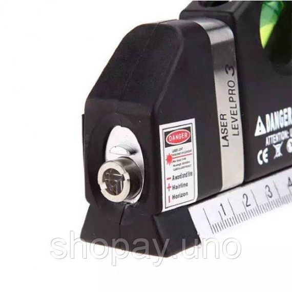 Лазерный нивелир Laser Level Pro 3, Лазерный отвес, Нивелир строительный для стяжки QT-56 | Зображення 5