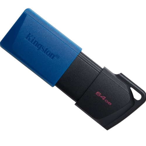 Флешка 64Гб USB 3.2 чорний DT Exodia M Kingston