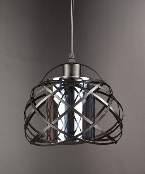 Люстра підвісна LOFT на 1 лампочку 25880 Чорний 30-90х25х25 см. | Зображення 1