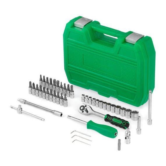 Набір інструментів, 46 од., 1/4" INTERTOOL ET-6046SP | Зображення 1