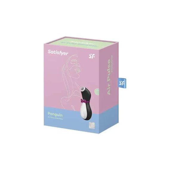 Вакуумний кліторальний стимулятор Satisfyer Pro Penguin, чорний Sex Aura | Зображення 7