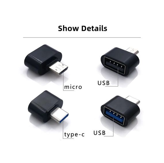 Універсальний адаптер Type-C до USB, для планшетів, ПК, телефонів | Зображення 2