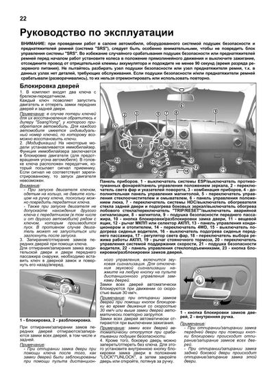 SsangYong Actyon. Посібник з ремонту й експлуатації. Книга | Зображення 3