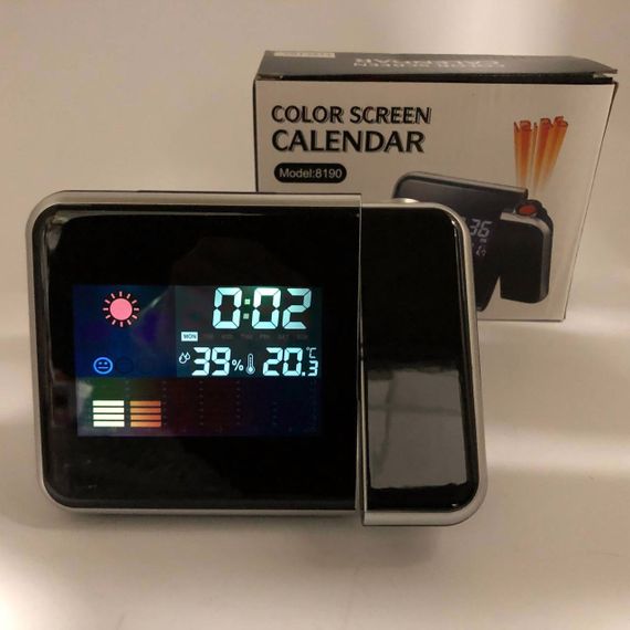 Электронные настольные часы digital, Часы с функцией влажности Практичные электронные AY-43 | Зображення 4