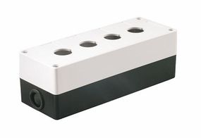Корпус КП104 для кнопок 4 место белый Ny95500300/1
