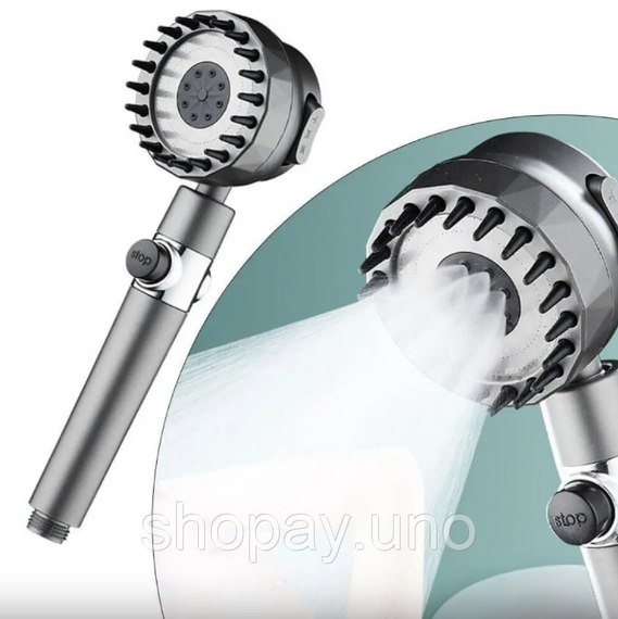 Инновационная лейка для душа Massage filter shower ∙ Массажная насадка с силиконовыми шипами ∙ 3 режима | Зображення 2