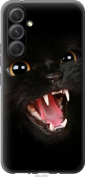 Чехол на Samsung Galaxy A54 A546E Чёрная кошка "932u-2935-17620"