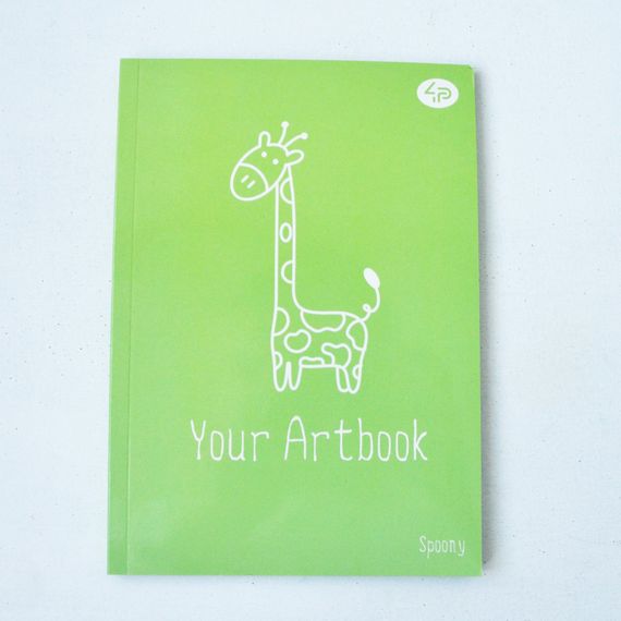 Блокнот 4Profi Artbook "Spoony" giraffe 40 арк. формат B6 902774