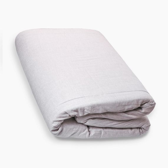 Матрас Топпер Lintex (зима/лето) 180х190х3 см., ткань лен, серый