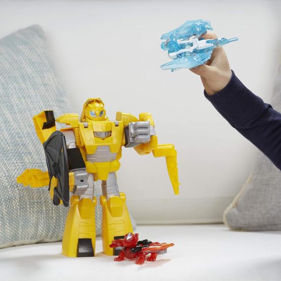 Трансформер Бамблби 25 см Оригинал Hasbro Transformers Rescue Bots Knight Watch Bumblebee | Зображення 3