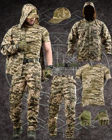 Тактичний костюм Mercury 6в1 піксель ДЛ6443
