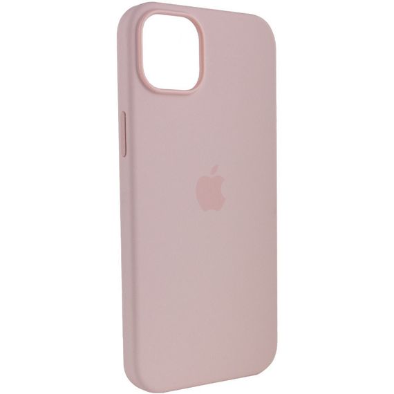 Чохол Silicone case (AAA) with Magsafe для Apple iPhone 14 Pro Max (6.7") Рожевий / Chalk Pink | Зображення 4