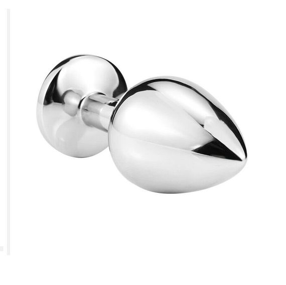 Анальна пробка з кристалом із медичної сталі (Розмір S) | Зображення 4