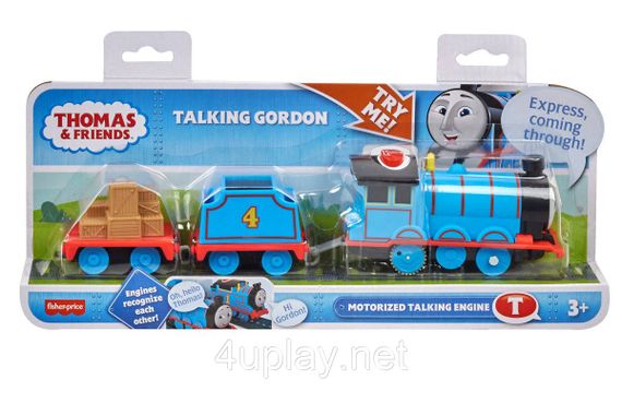 Паровозик Томас і друзі Моторизований поїзд Гордон, що розмовляє, Thomas & Friends Motorized Train Talking Gordon Engine | Зображення 1