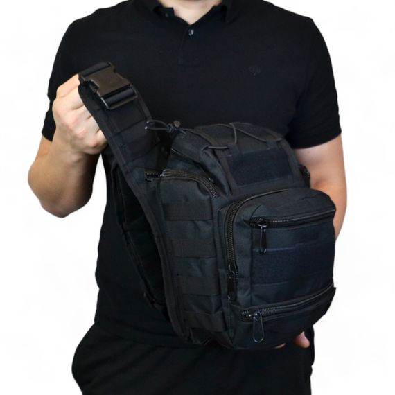 Чоловіча сумка через плече містка, Сумка через плече військового забарвлення Чоловіча армійська FP-89 | Зображення 6