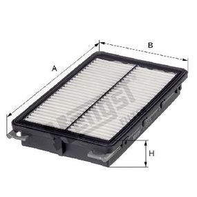 Фильтр воздушный Hyundai Tucson 1.6-2.0 CRDi 15- / Kia Sportage 1.6-2.0 CRDi 15-, Hengst, E1360L,