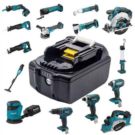 Корпус для инструмента шуруповерта Makita 5S1P5*18650 для АКБ-инструмента 21V BL18650 с индикаторм | Зображення 1