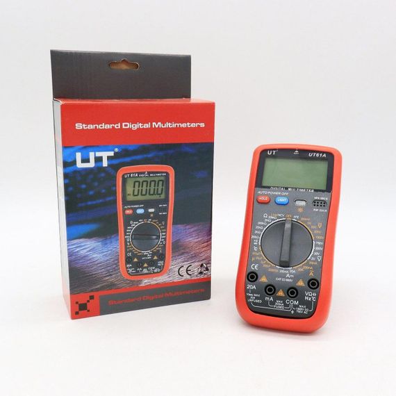 Мультиметр цифровий DT UT-61A з підсвіткою екрану / Універсальний тестер напруги | Зображення 7