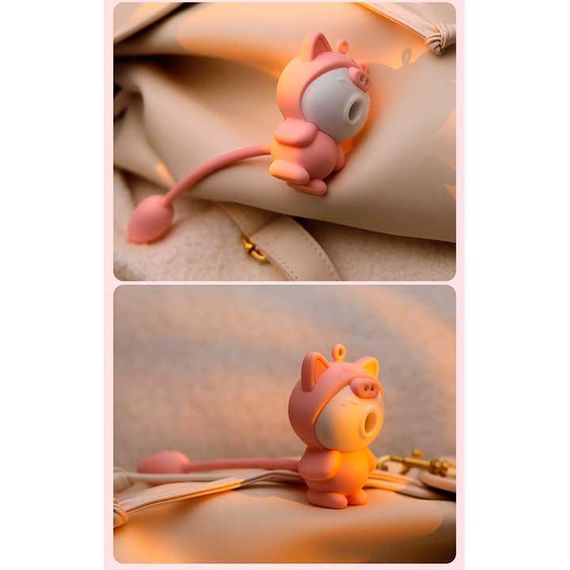 Двойной вакуумный вибратор Otouch Cici Kity 20 режимов вибрации | Зображення 7