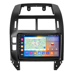 Штатная магнитола 9" Lesko для Volkswagen Polo IV 2001-2005 2/32Gb CarPlay 4G Wi-Fi GPS Prime Вольксваген