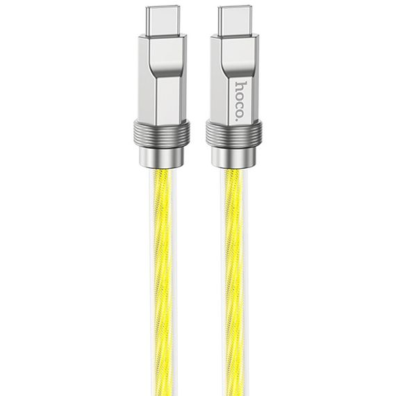 Дата кабель Hoco U113 Solid 100W Type-C to Type-C (1m) | Зображення 1