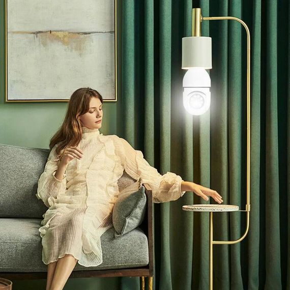 Панорамна IP камера відеоспостереження в цоколь Е27, Smart Camera / Бездротова WiFi камера з датчиком руху | Зображення 5