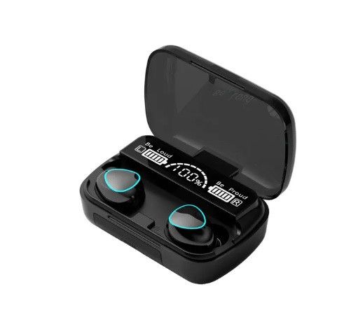 Беспроводные наушники M10 TWS bluetooth 5.1 black | Зображення 1