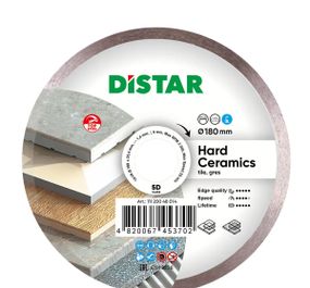 Круг алмазный отрезной Distar 1A1R Hard СeramiСs 8926 180 мм серебристый