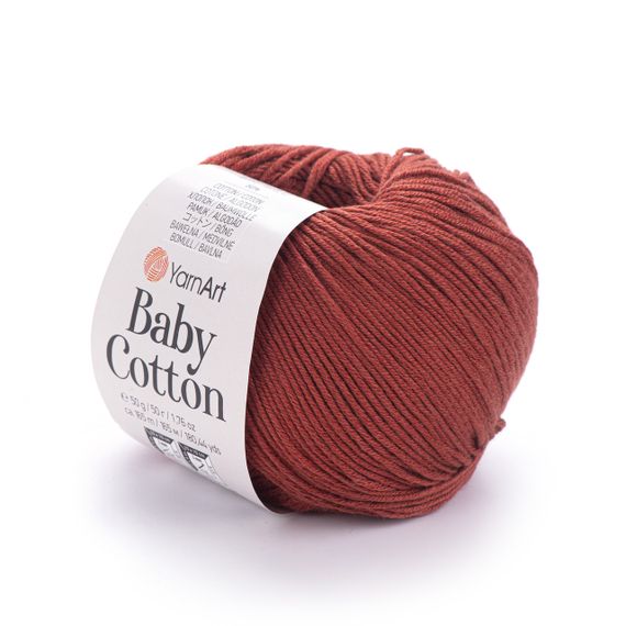 Пряжа YarnArt Baby Cotton No 429 (Ярнарт Бебі Коттон) 50 г / 165 м напівбавовна для дитячих речей та іграшок амігурумі