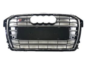 Передня решітка S-style (2014-2018, чорназ хромом) для Ауди A1 рр