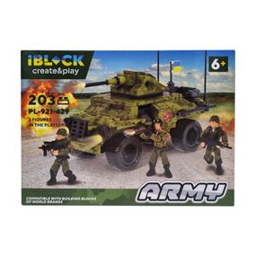 Дитячий конструктор військова техніка Конструктор розвиваючий для дітей від 6-років IBLOCK Армія