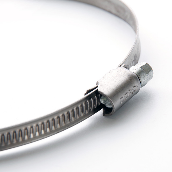 Хомут черв'ячний нержавіюча сталь 150-170мм W2 10 шт/уп APRO