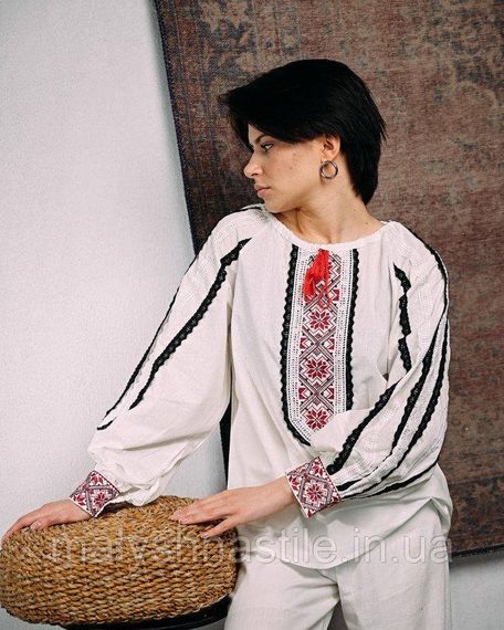Жіноча вишиванка red/black ПП7450 | Зображення 5