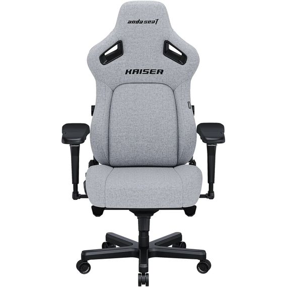 Крісло ігрове Anda Seat Kaiser 4 Fabric Size XL Grey (AD12YDDC-XLL-20-G-CF) | Зображення 1