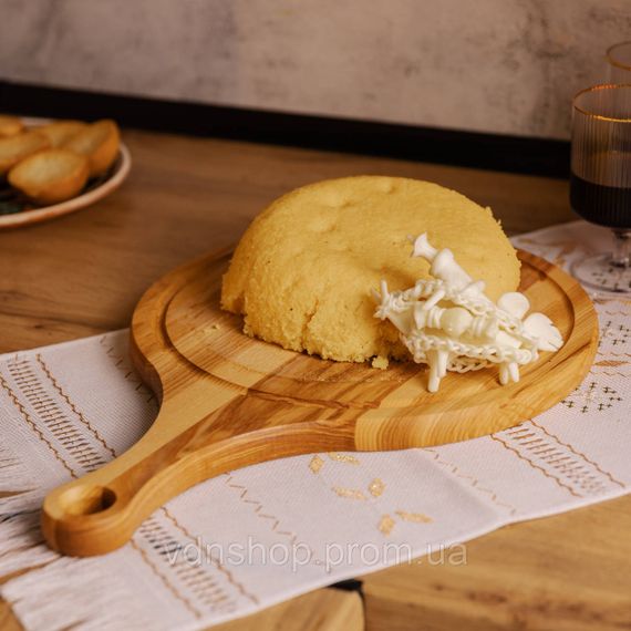 Обробна дерев'яна дошка з круглою основою 30 см ясен C19W300450 | Зображення 3