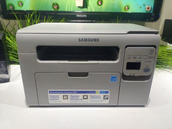 МФУ Samsung SCX-3400 / лазерная монохромная печать черно-белая / 1200x1200 dpi / А4 / 20 стр/мин / 1x USB 2.0, 1x Type-B б/у | Зображення 2