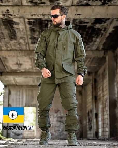 Демісезонний тактичний костюм Горка ДСТУ олива ПП7861