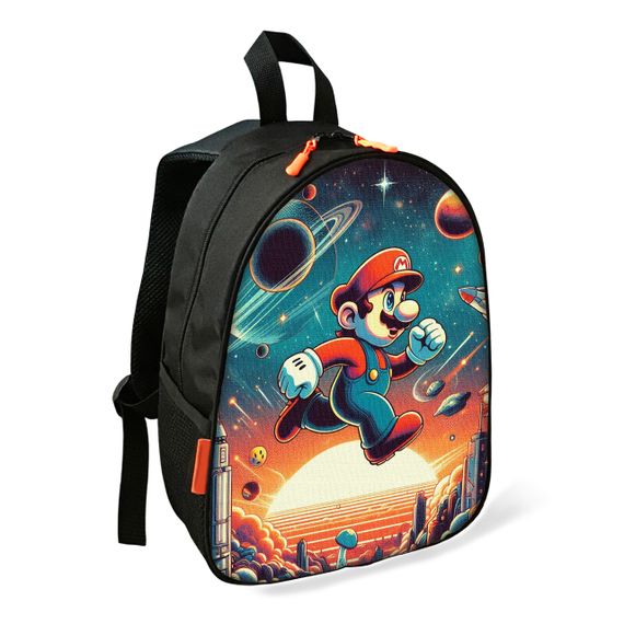 Рюкзак Супер Марио детский школьный/городской 34х27х13 см для мальчика (02472)