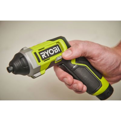 Отвертка аккумуляторная Ryobi RSD4-120T 4В, USB, Lithium, 1х2Ah, 5Нм, 200об/мин, кейс, 10 насадок (5133006210) | Зображення 7