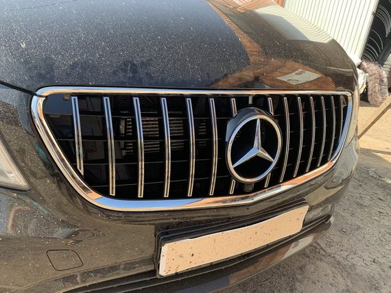 Передняя решетка GT Chrome (для Vito W447) для Mercedes Vito / V W447 2014-2024 гг | Зображення 3