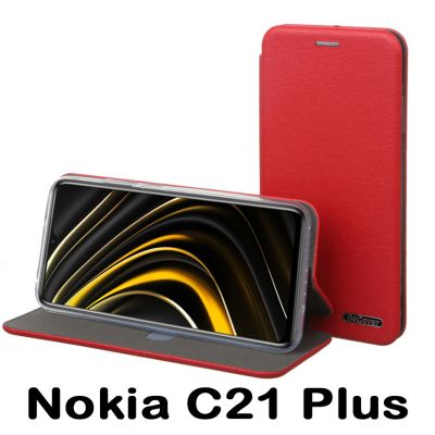 Чехол для мобильного телефона BeCover Exclusive Nokia C21 Plus Burgundy Red (707918)