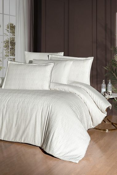 Постільна білизна La Romano Premium Satin 160×220 см сімейна Rodel Cream