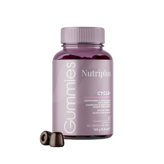 Диетическая добавка для улучшения гормонального фона у женщин "Желейные витамины Cycle+ Nutriplus" Farmasi 60 штук | Зображення 3